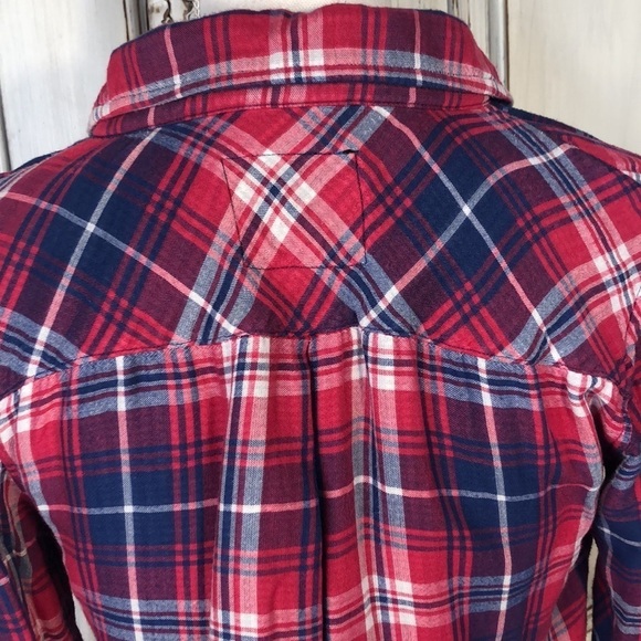 Rails Tencel/Rayon Blend Blue and Pink Plaid Long Sleeve Button Down Size S/P - Picture 11 of 16